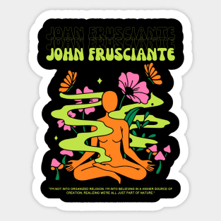 John Frusciante // Yoga Sticker